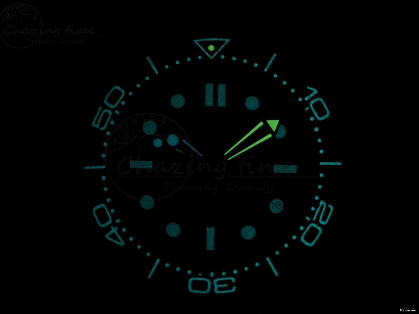 0322 Stylish Seamaster 300M Diver Rose Gold VSF 1:1 Best Edition Black Dial on Mesh Bracelet A 7662